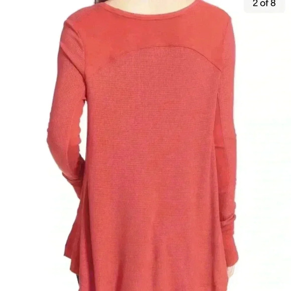 We the Free Malibu Thermal Top xS Burnt Orange-Red - Picture 2 of 5